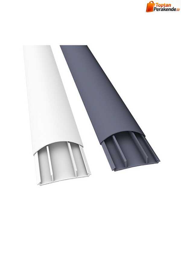 Viko 70x20 Balık Sırtı Kablo Kanal Yapışkan Bantlı Gri (2 Metre) 99100021